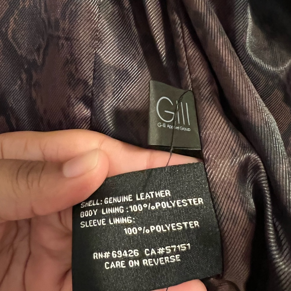 Black Rivet Leather Jacket - Picture 14 of 15
